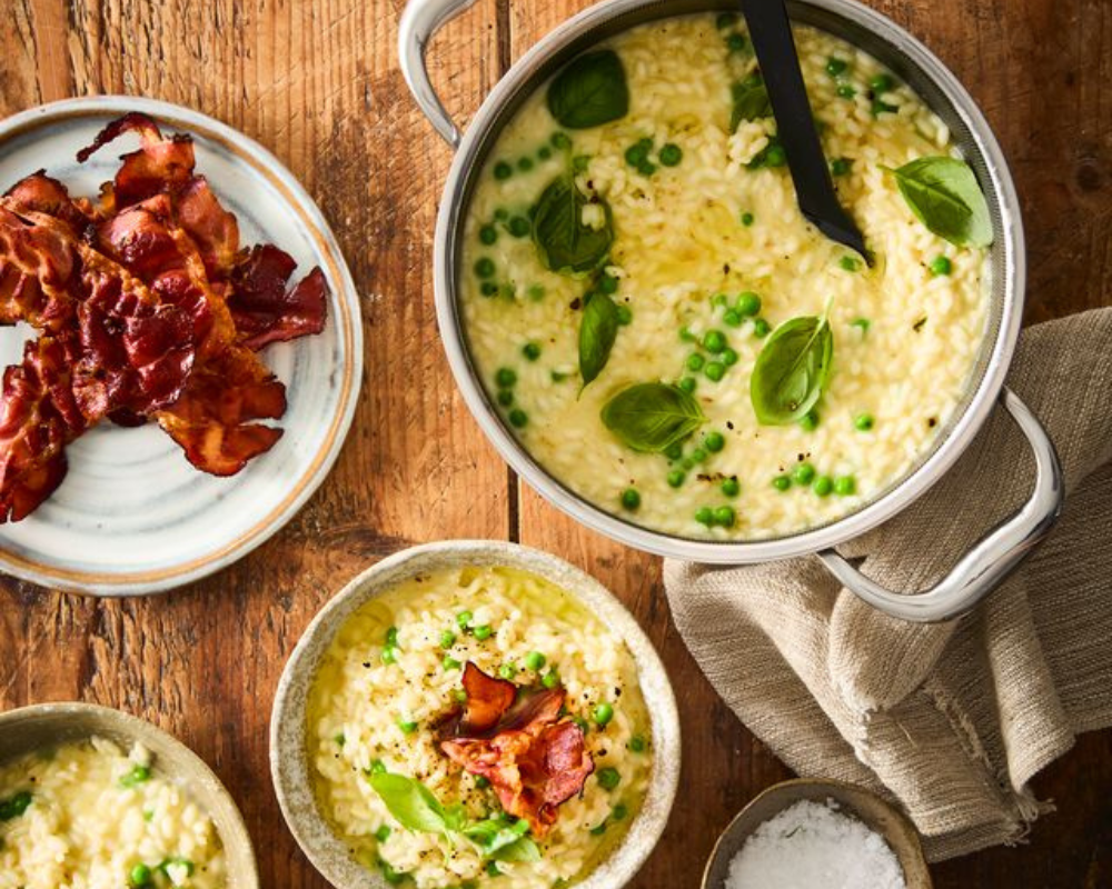 Risotto met parmaham
