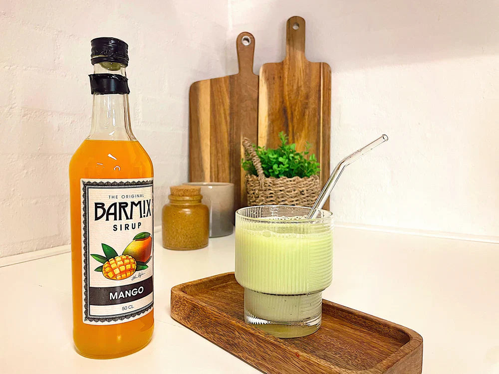 Mango Iced Matcha Latte – tropische matcha latte met mango