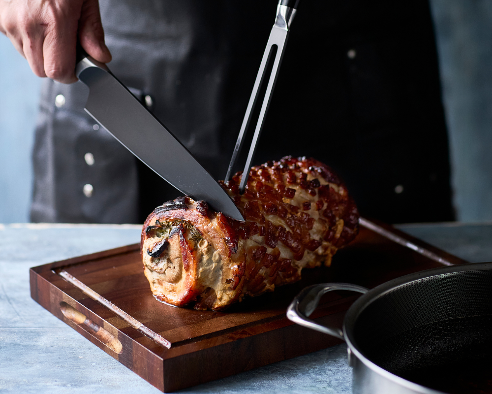 Porchetta met kruiden en citroen