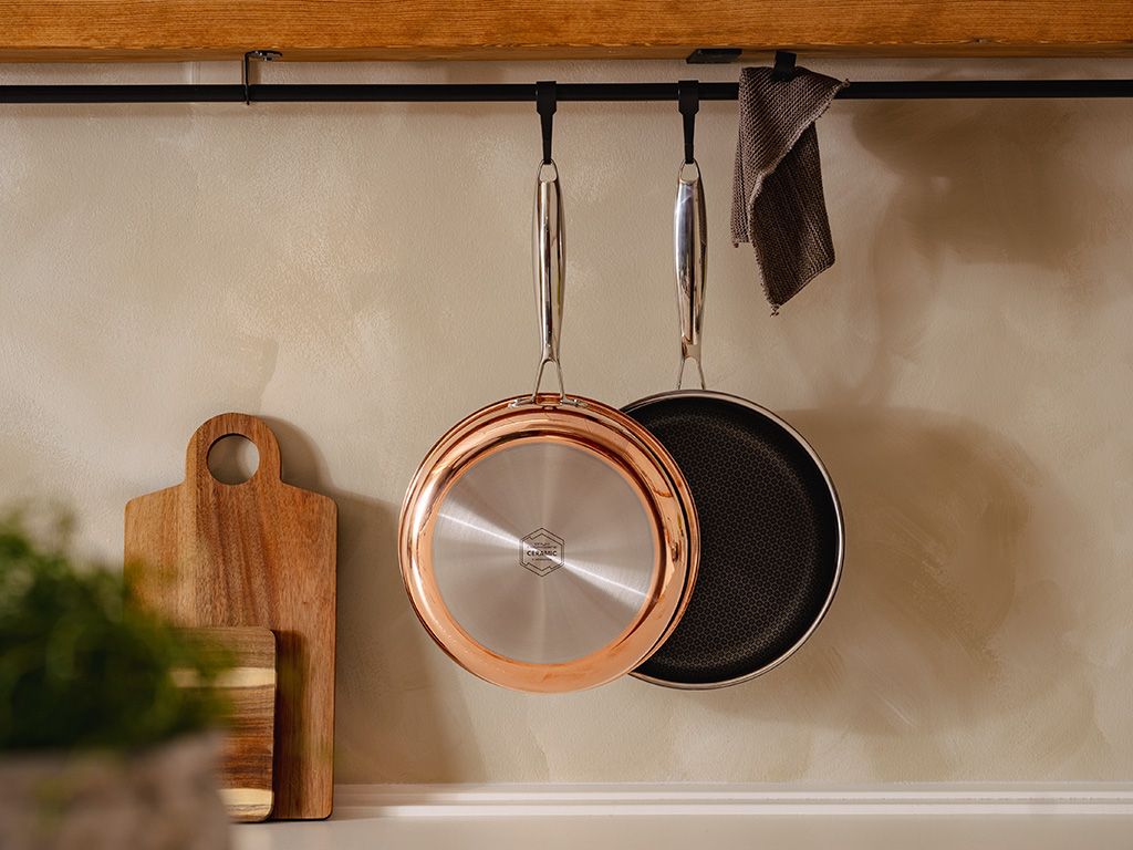 KOPER HYBRID ANTIAANBAK SAUTÉPAN 26 CM - 2