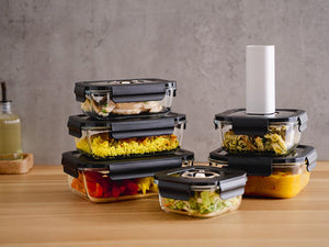 VACUÜM GLAS CONTAINER MIX SET - 6ST - 2