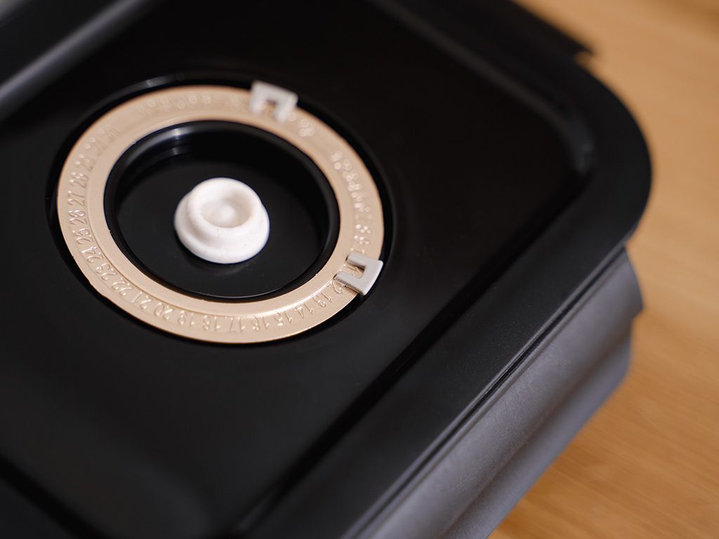 VIERKANTE VACUÜM GLAS CONTAINER - 800ML - 6