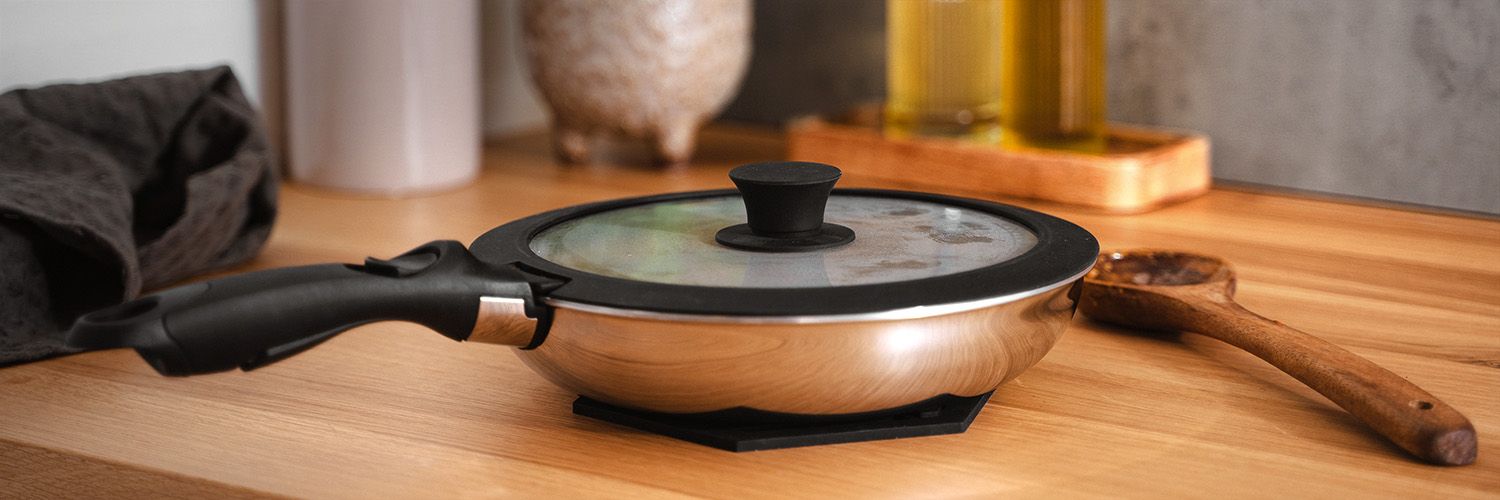 GLAZEN DEKSEL ZONDER HANDGREEP – 18 CM