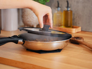 GEMENGDE KOEKENPAN MET AFNEEMBARE HANDGREEP – 5-DEELIGE SET - 4
