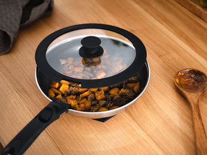 GLAZEN DEKSEL ZONDER HANDGREEP – 18 CM - 6