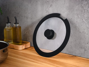 GLAZEN DEKSELSET VOOR AFNEEMBARE HANDGREEP – 26/28 CM - 2