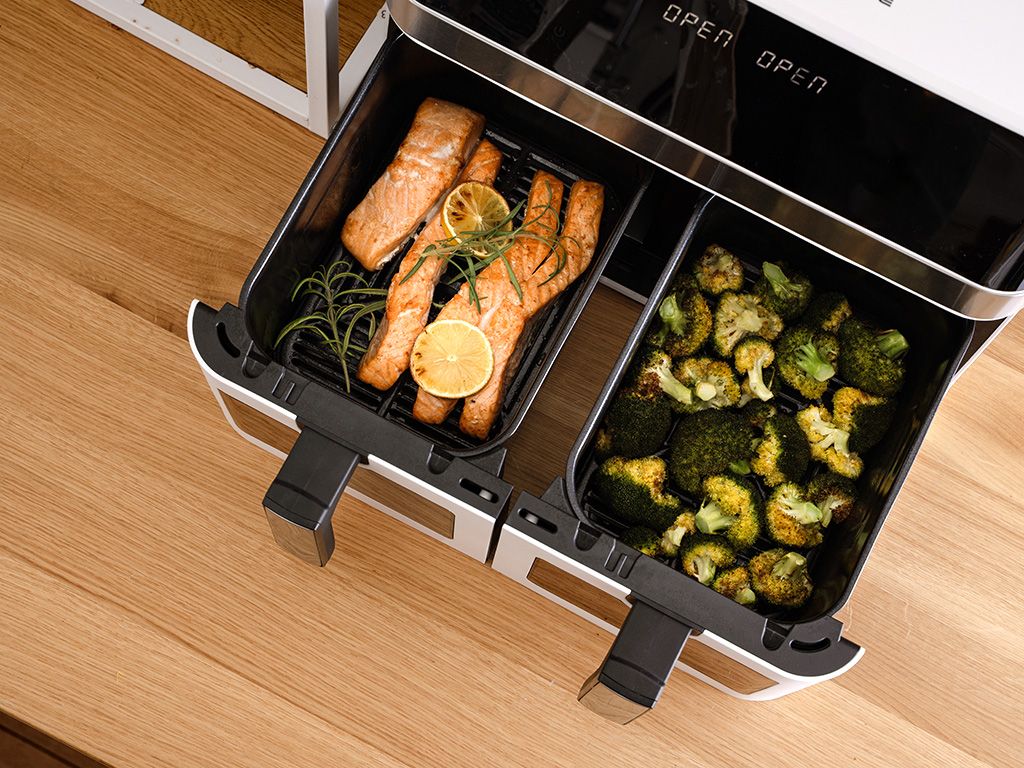 AIRFRYER - DUAL - COMPLEET SET - 13