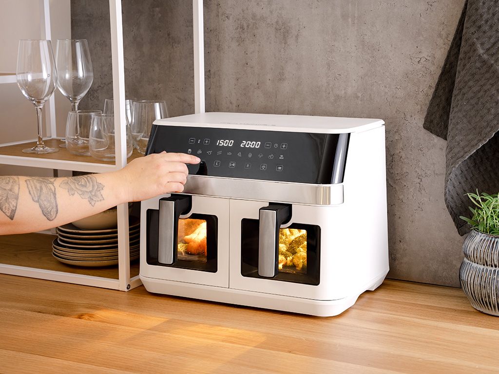 AIRFRYER - DUAL - COMPLEET SET - 15