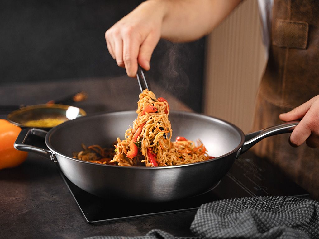 ZERO – NATUURLIJK ANTI-AANBAK WOKPAN 30CM - 3