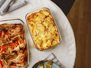 SET OVENBESTENDIGE GLAZEN SCHALEN - 3