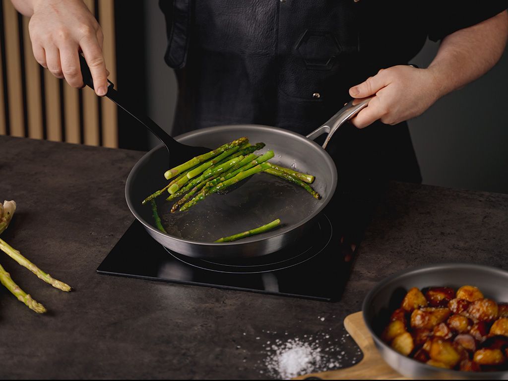 ZERO – NATUURLIJK ANTI-AANBAK WOK+SAUTEERSET – 2 DELEN - 4