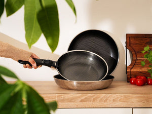 KOEKENPAN MET AFNEEMBARE HANDGREEP SET 3-DELEN - 6
