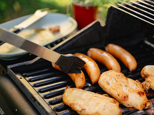 BBQ SILICONEN KWAST VAN ROESTVRIJ STAAL - 4