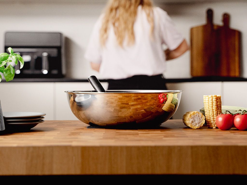 WOKPAN MET AFNEEMBARE HANDGREEP SET 30CM