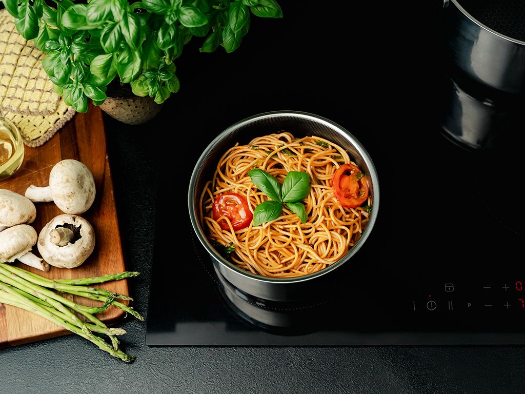 SAUSPOT MET AFNEEMBARE HANDGREEP SET 18CM