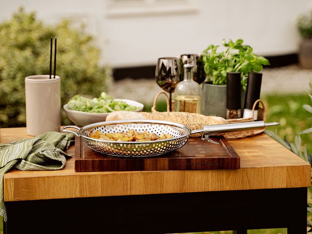 BBQ-GRILLPAN MET AFNEEMBARE HANDGREEP 28 CM - 7