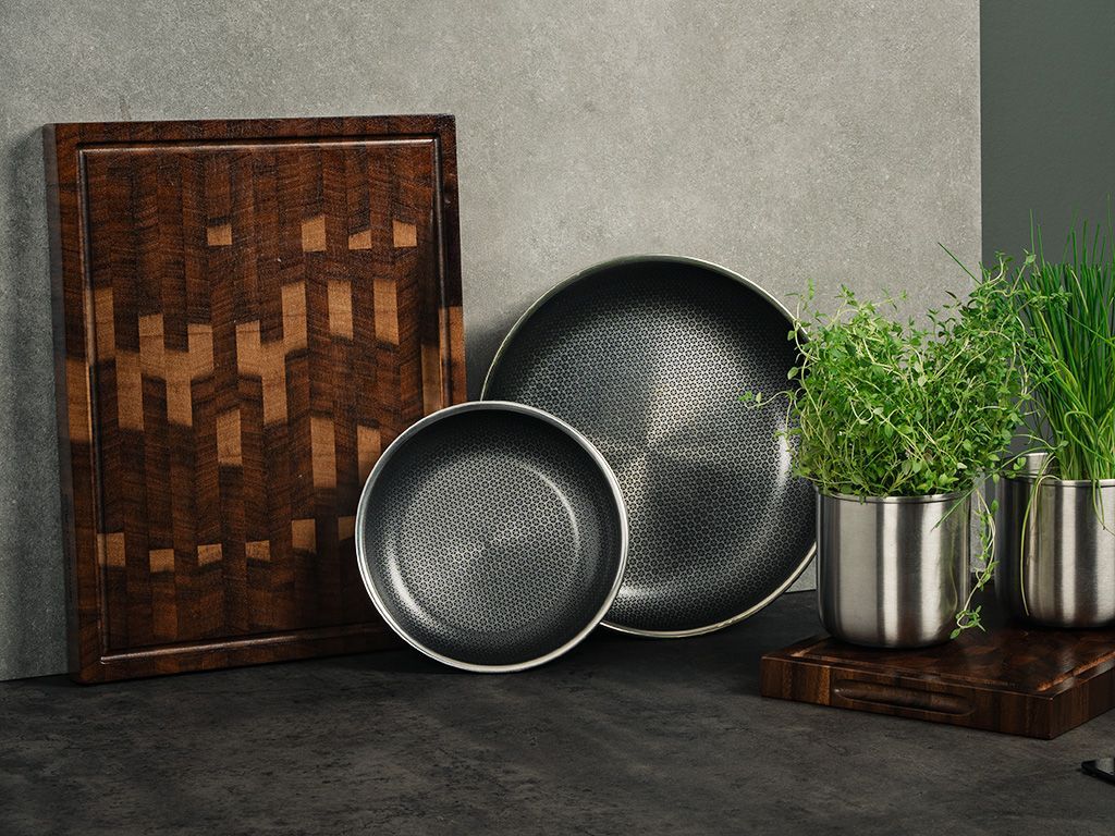 KOEKENPAN MET AFNEEMBARE HANDGREEP SET 30CM