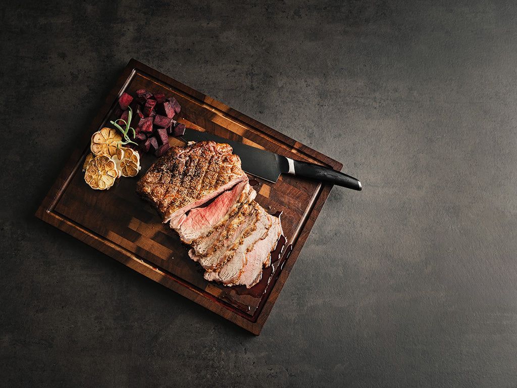 WALNOOT SNIJPLANK – PREMIUM SET