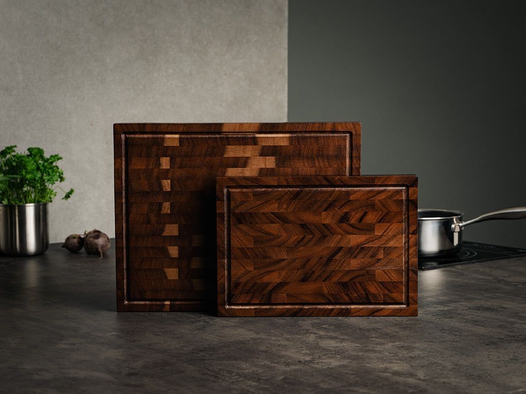 WALNOOT SNIJPLANK – PREMIUM SET
