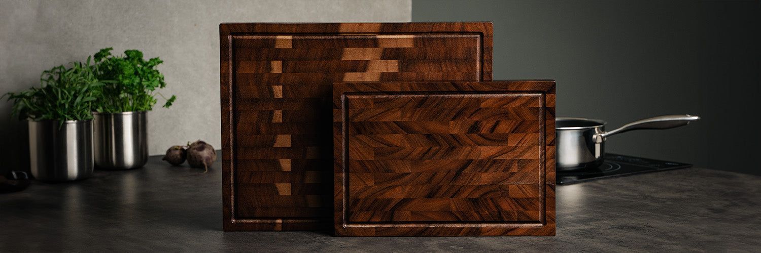 WALNOOT SNIJPLANK – PREMIUM SET - 9