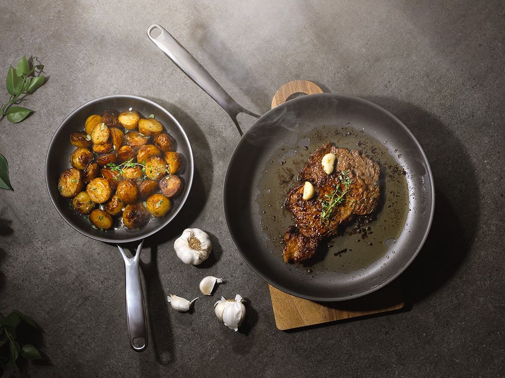 ZERO – NATUURLIJK ANTI-AANBAK WOK+SAUTEERSET – 2 DELEN - 3