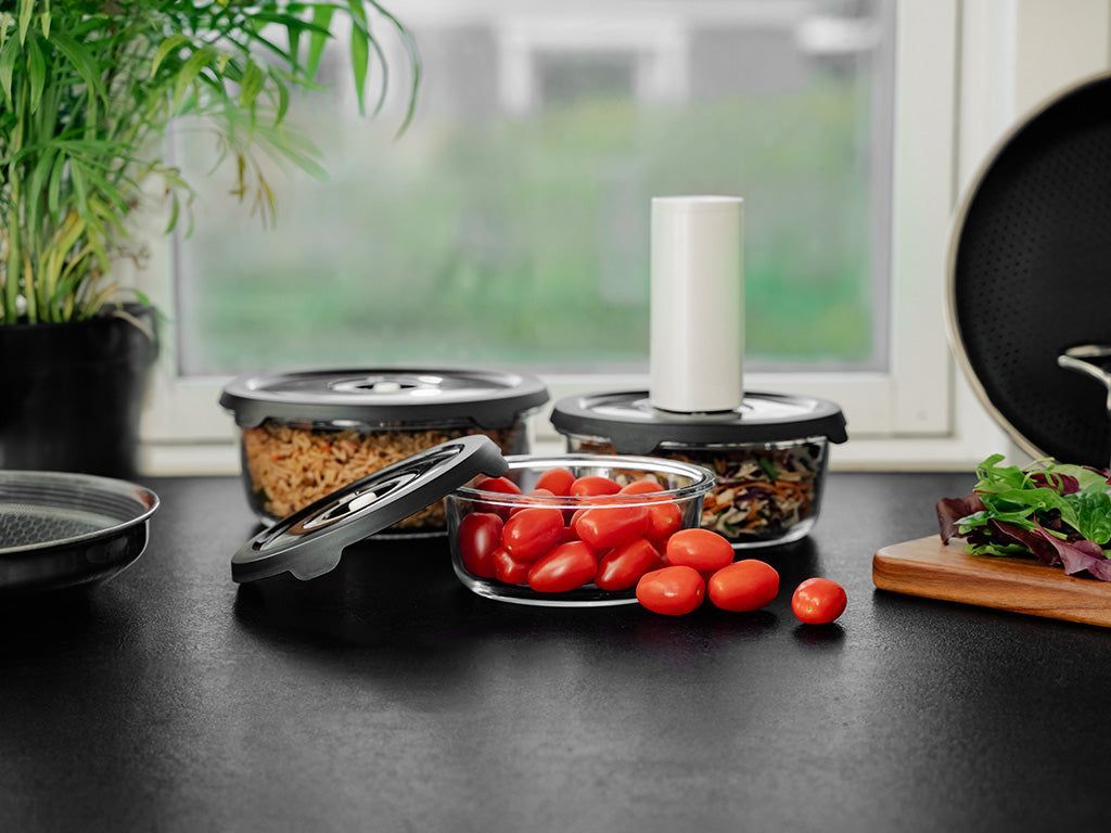 RONDE VACUÜMGLAZEN CONTAINER – 635ML - 6