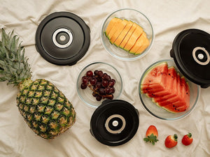 ROUND VACUUM GLASS CONTAINER – 930ML - 11