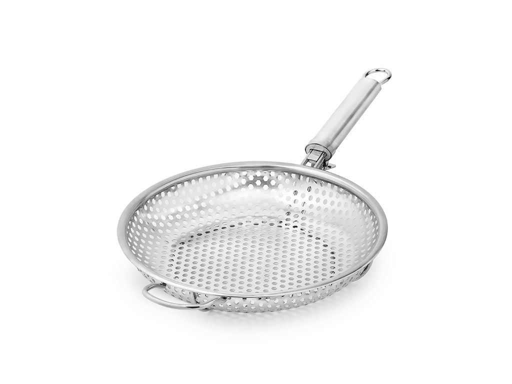 BBQ-GRILLPAN MET AFNEEMBARE HANDGREEP 28 CM