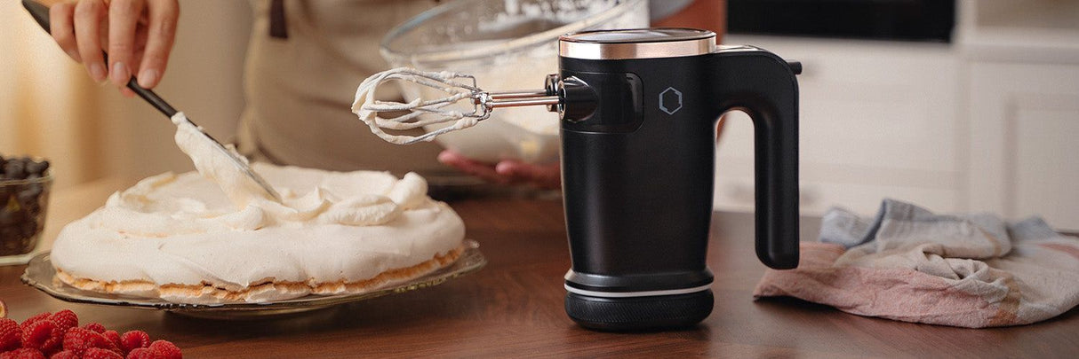 DRAADLOZE HANDMIXER MET BATTERIJPAKKET