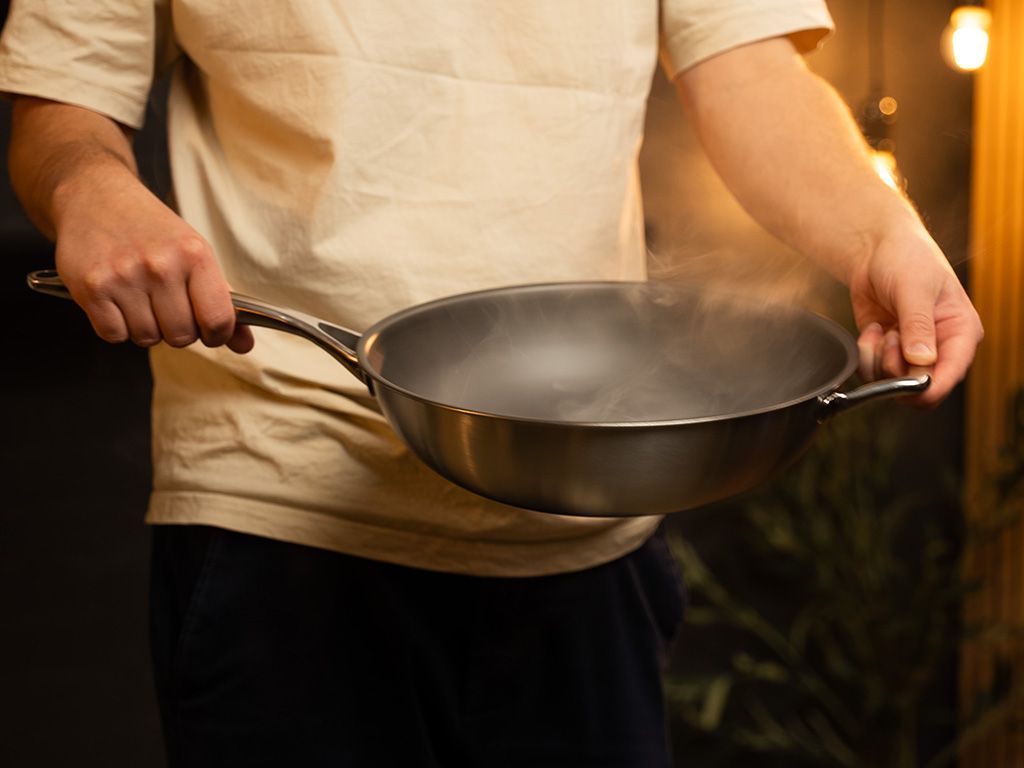 ZERO – NATUURLIJK ANTI-AANBAK WOKPAN 30CM - 9