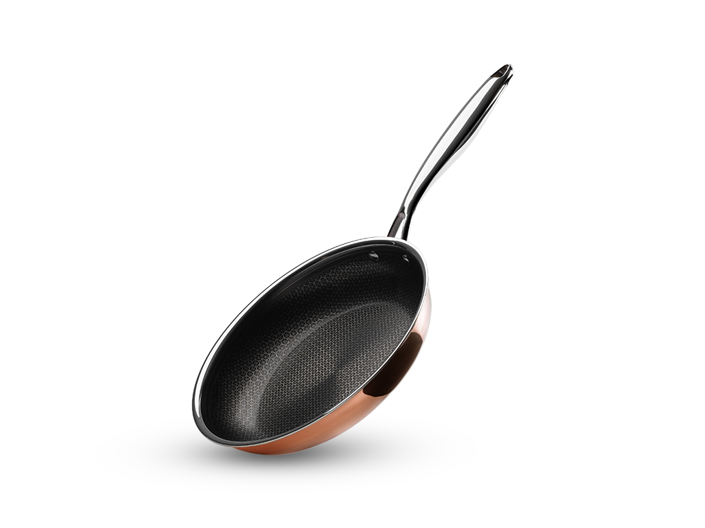 KOPER HYBRID ANTIAANBAK KOEKENPAN 26 CM - 1