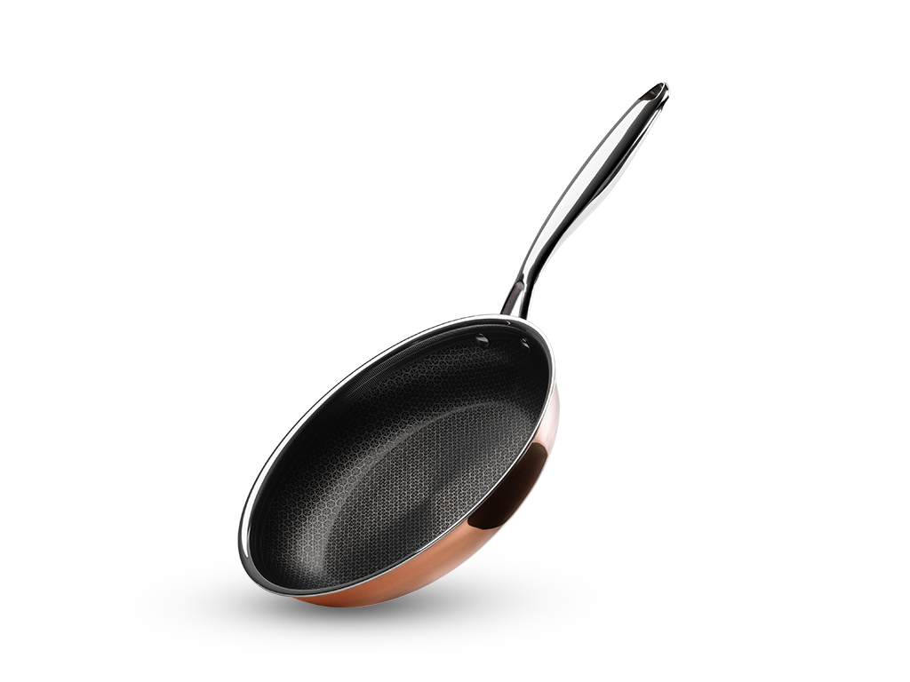 KOPER HYBRID ANTIAANBAK KOEKENPAN 28 CM - 1