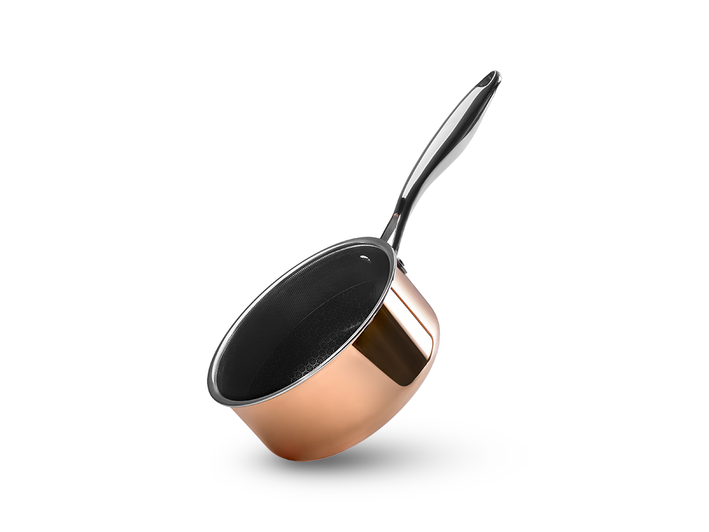 KOPER HYBRID ANTIAANBAK SAUSPAN 18 CM - 1
