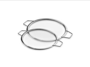 STAPELBARE GLAZEN DEKSELS – 20/ 24 CM – 2 STUKS - 1