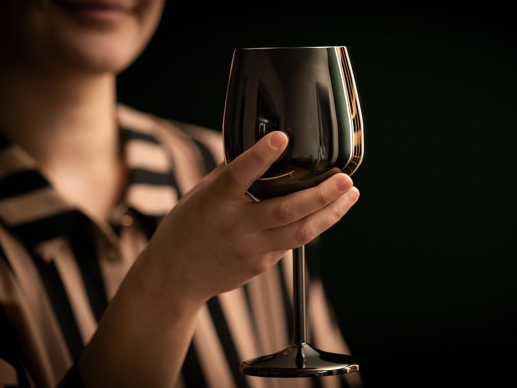 WIJNGLAS IN ROESTVRIJ STAAL - 3