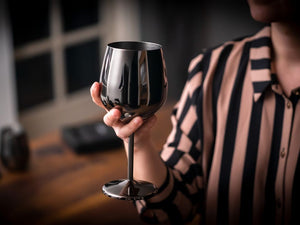 DRINKGEREI SET - WIJNGLAS IN ROESTVRIJ STAAL