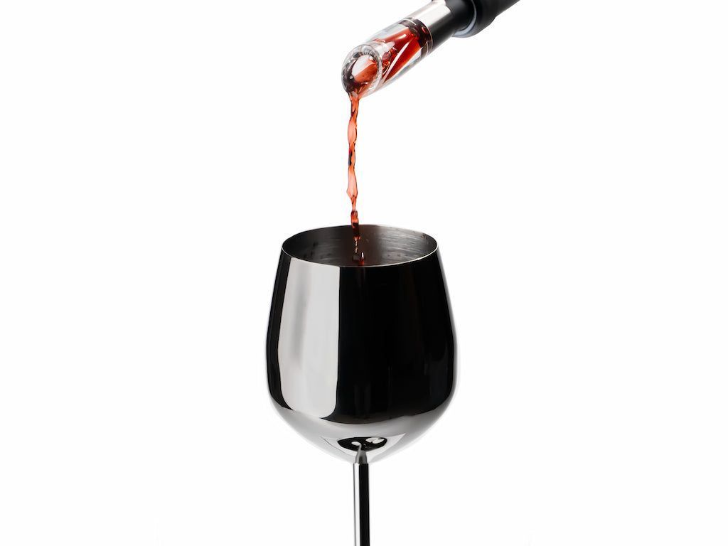 STAINLESS STEEL WINE GLASS SET 4-PC - 5