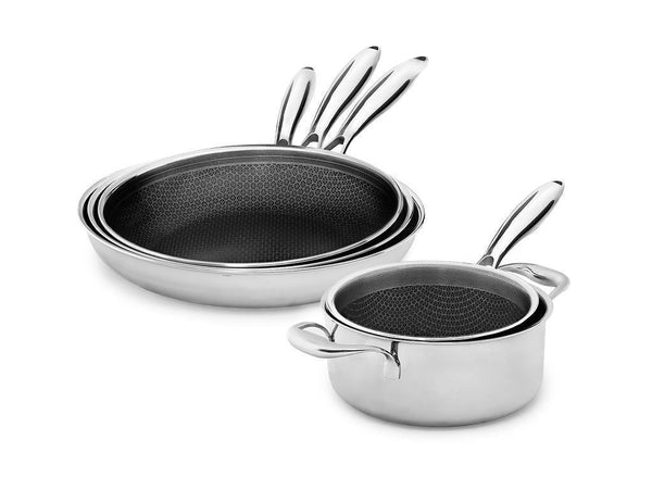 Hybride antiaanbak onyx cookware™ Sauteerpan Set 5-delig