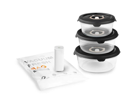 RONDE VACUÜMGLAZEN CONTAINER - ZAKSET - 1