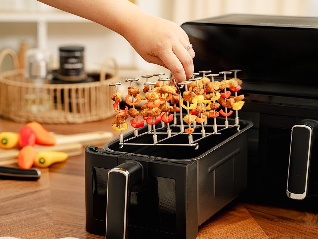 AIRFRYER SPIESKRAAM - DUAL - 4