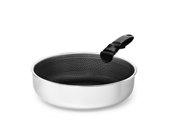 BAK PAN  MET AFNEEMBARE HANDGREEP SET 26CM