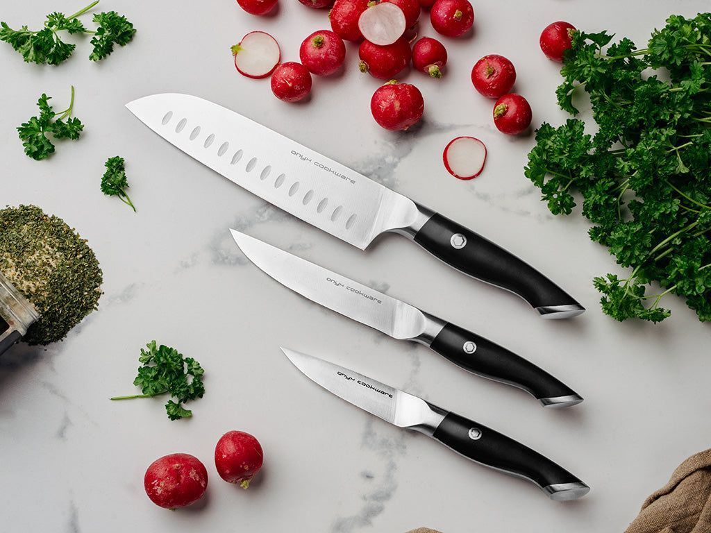 3-DELEN SANTOKU-UNIVERSEEL-SCHIL MESSENSET - 4