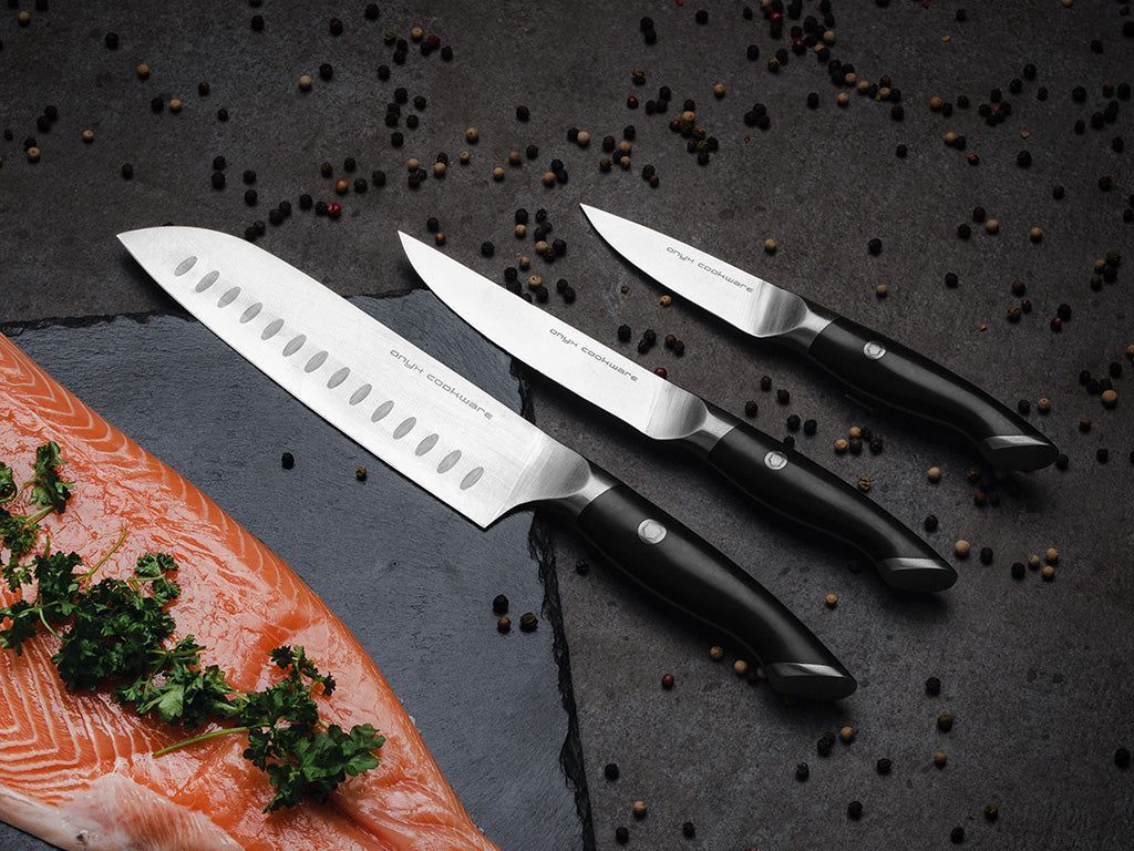 3-DELEN SANTOKU-UNIVERSEEL-SCHIL MESSENSET - 2