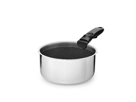SAUSPAN MET AFNEEMBARE HANDGREEP SET 18CM - 1