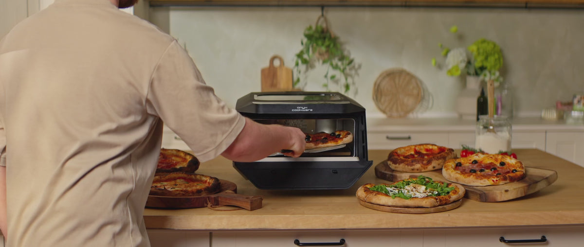 Indlæs video: 
3-I-1 pizzaovn